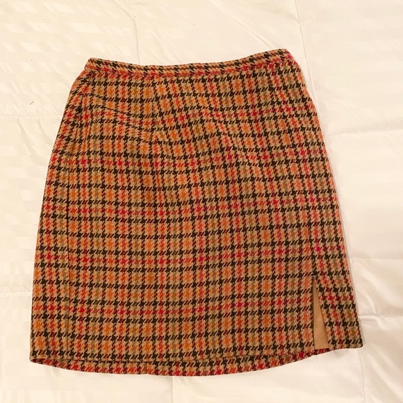 Dresses & Skirts - Plaid Wool Skirt